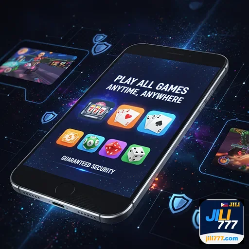 User enjoying mobile gaming on the jili777 app - jili777